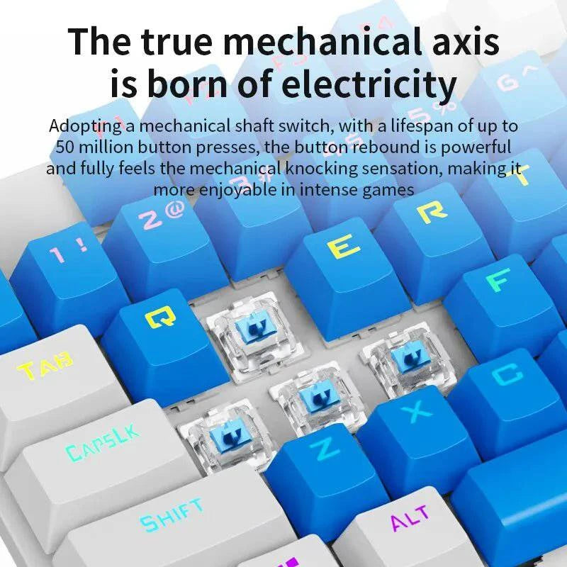 SKYLION™ K87 Wired Mechanical Keyboard - Joomcy