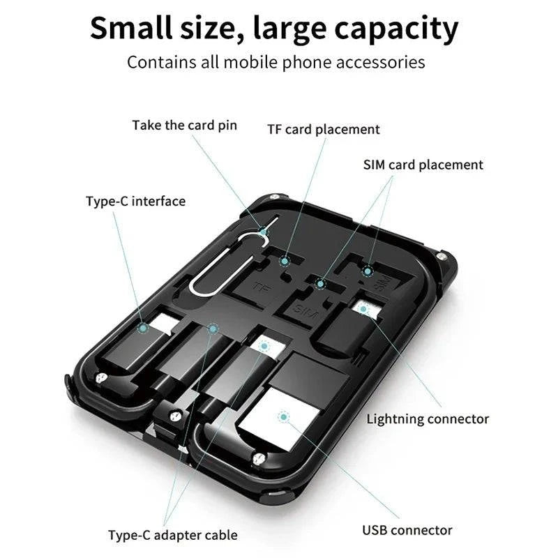 SmartTech™ 15W 9 In 1 Wireless Charger Stand + Multi Cable Accessories - Joomcy