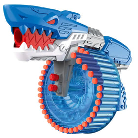 Soft Bullet Toy Gun for Boys Toy Foam Blasters & Guns with 120 Soft Bullets 40-Dart Rotating Drum Foam Dart Gun Shooting Games Shark Toys Birthday for Kids Teens Adults 6+