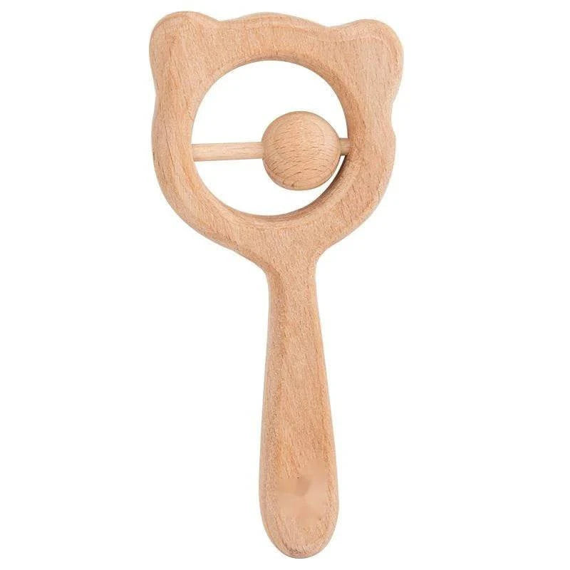 SoftToys™ Wooden Music Rattle For Babies - Joomcy