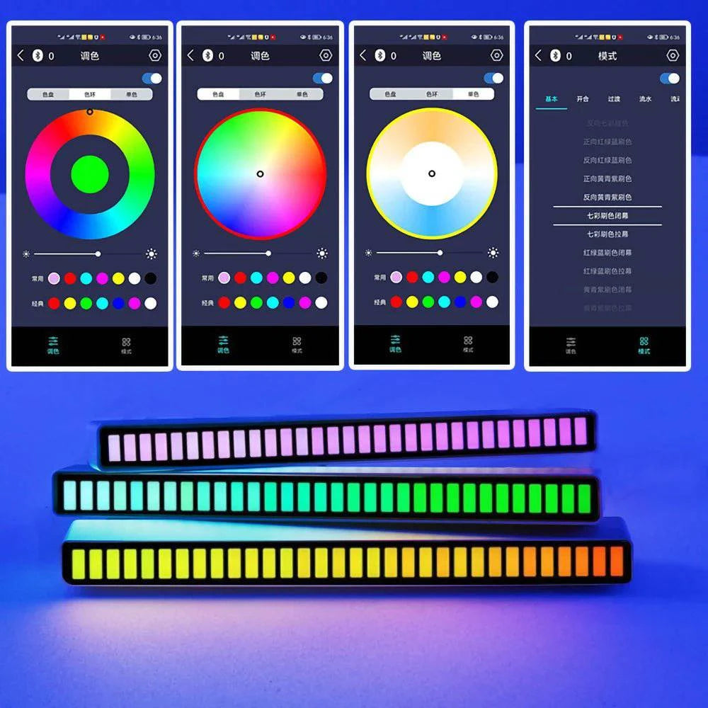 SoundCore™ Wireless Sound Activated RGB Light Bar - Joomcy