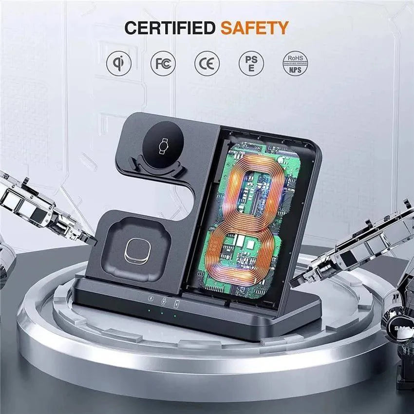 SpaceTech™ 3 in 1 Wireless Charger Stand - Joomcy