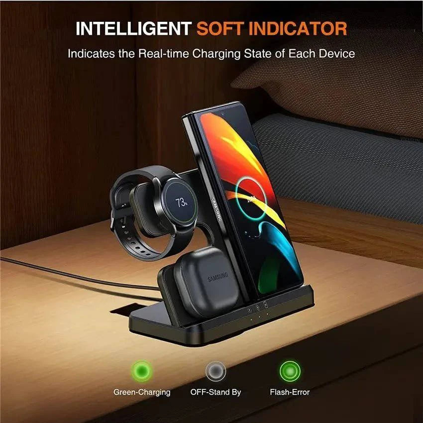 SpaceTech™ 3 in 1 Wireless Charger Stand - Joomcy