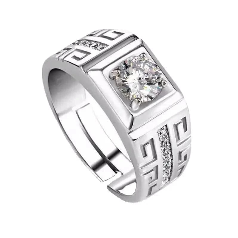 SterlingStone™ 925 Sterling Silver Ring For Men - Joomcy