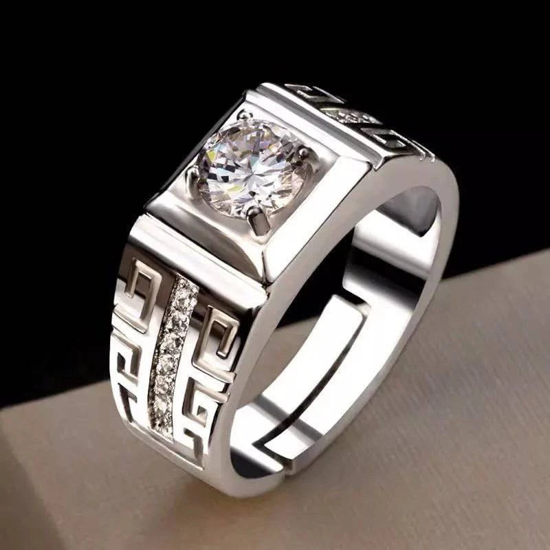 SterlingStone™ 925 Sterling Silver Ring For Men - Joomcy