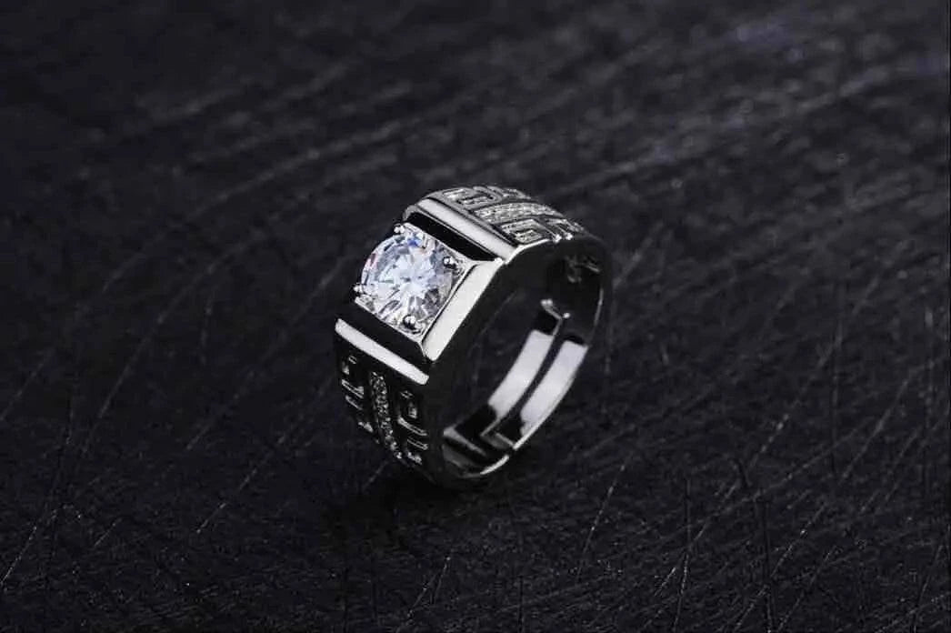 SterlingStone™ 925 Sterling Silver Ring For Men - Joomcy