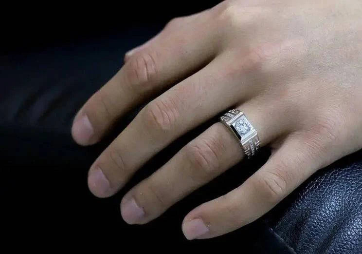 SterlingStone™ 925 Sterling Silver Ring For Men - Joomcy