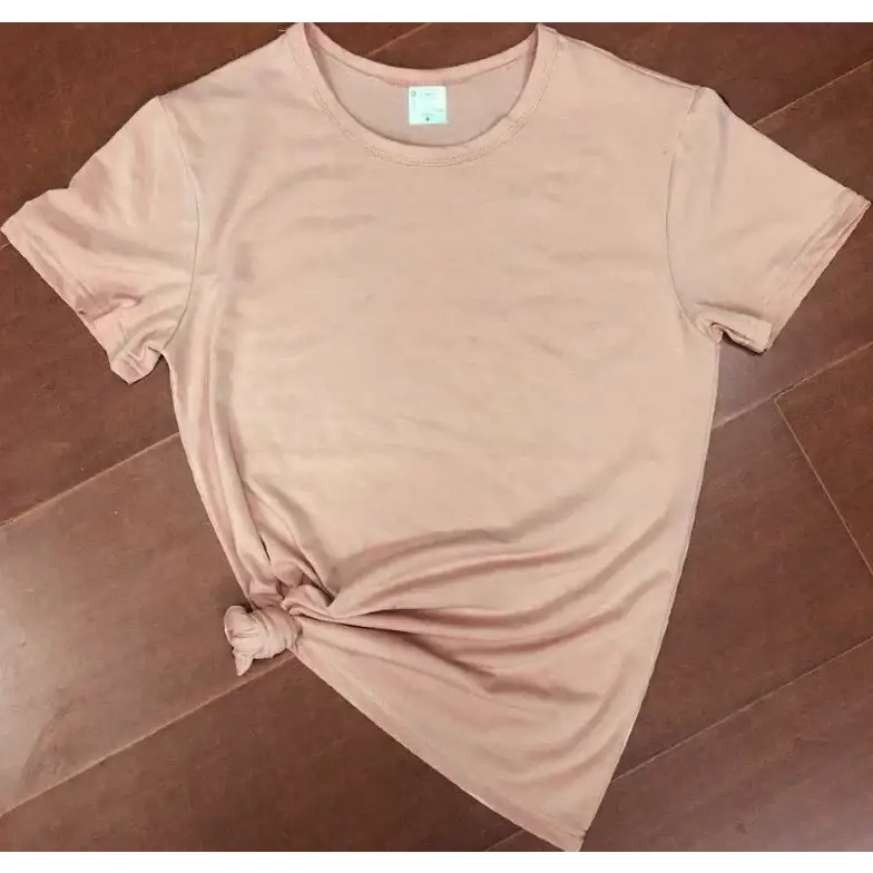 T-Shirt with Letter Print Short Sleeve Design