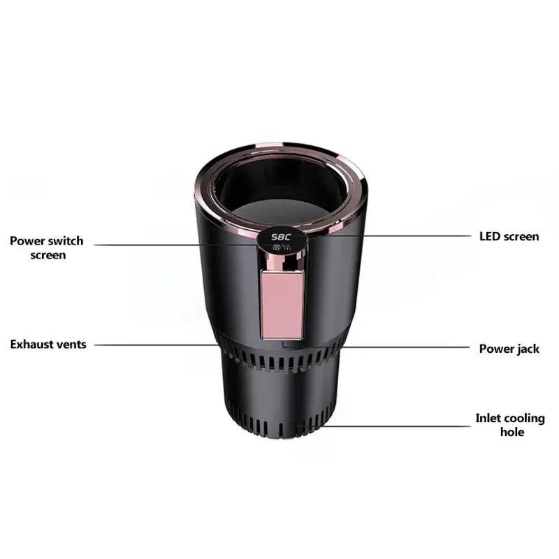 2-in-1 Car Cup Warmer & Cooler, 12V - Joomcy