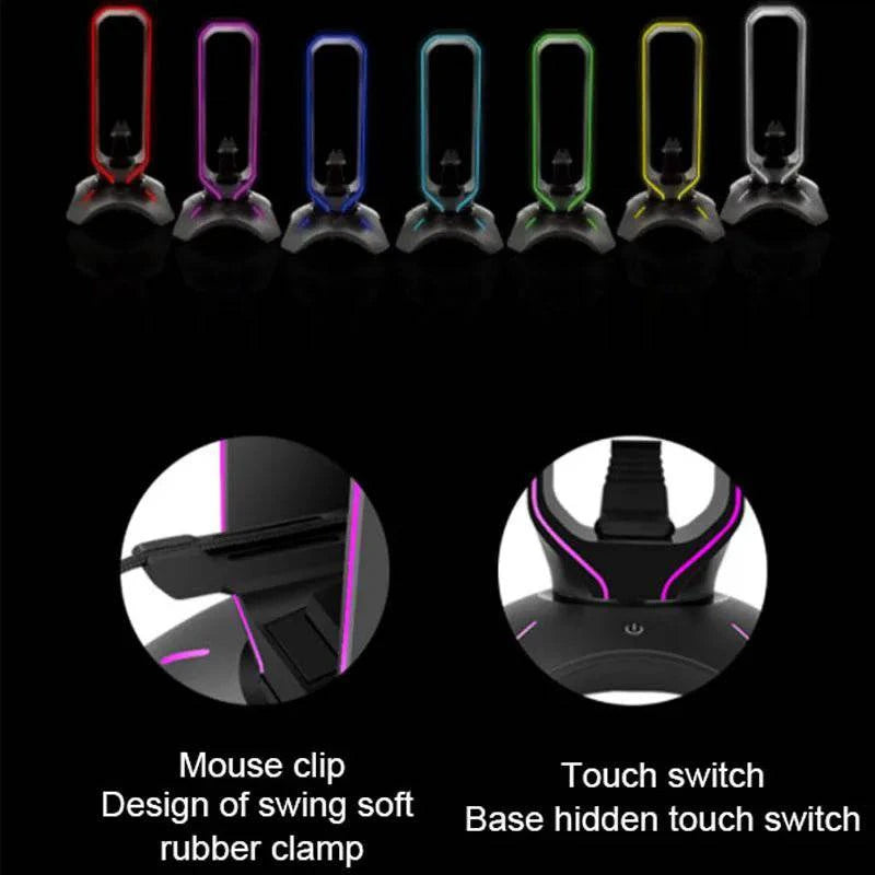 Top RGB Headphones Stand - Joomcy