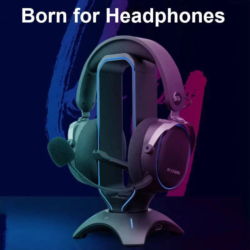 Top RGB Headphones Stand - Joomcy
