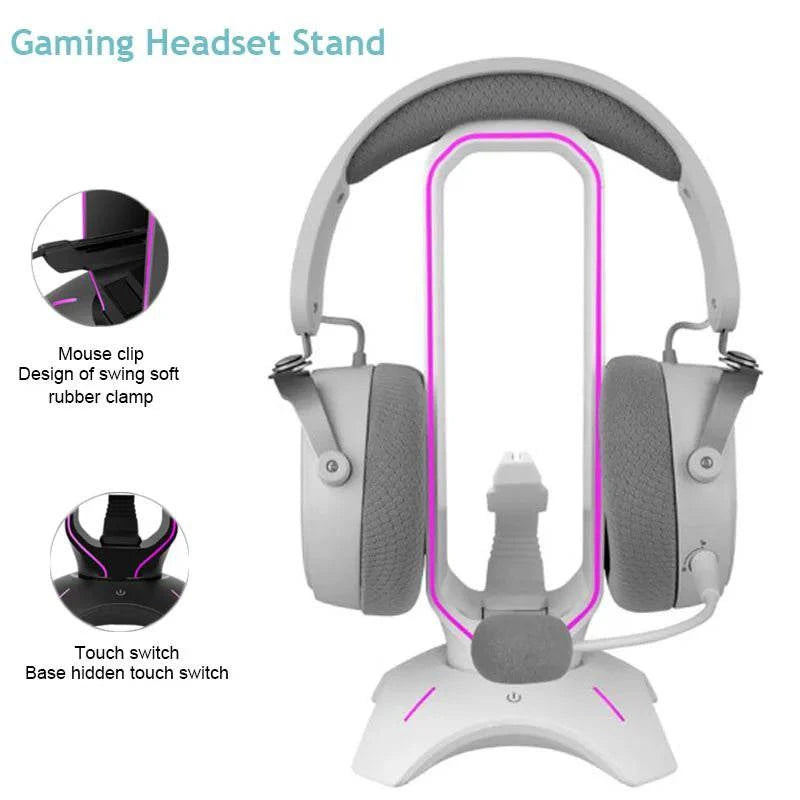 Top RGB Headphones Stand - Joomcy