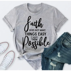 Unisex Letter Print Short Sleeve T-Shirt