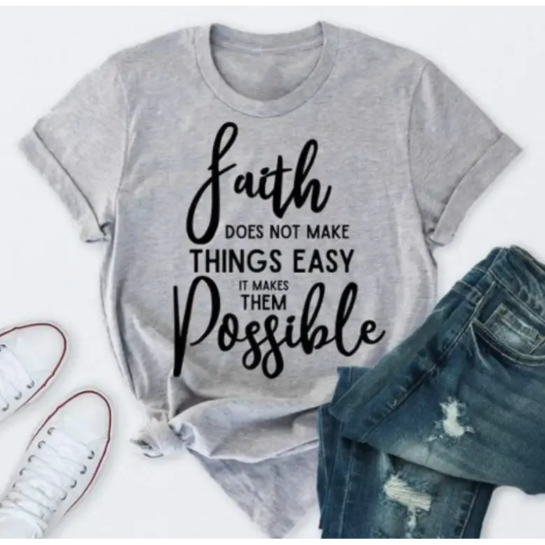 Unisex Letter Print Short Sleeve T-Shirt