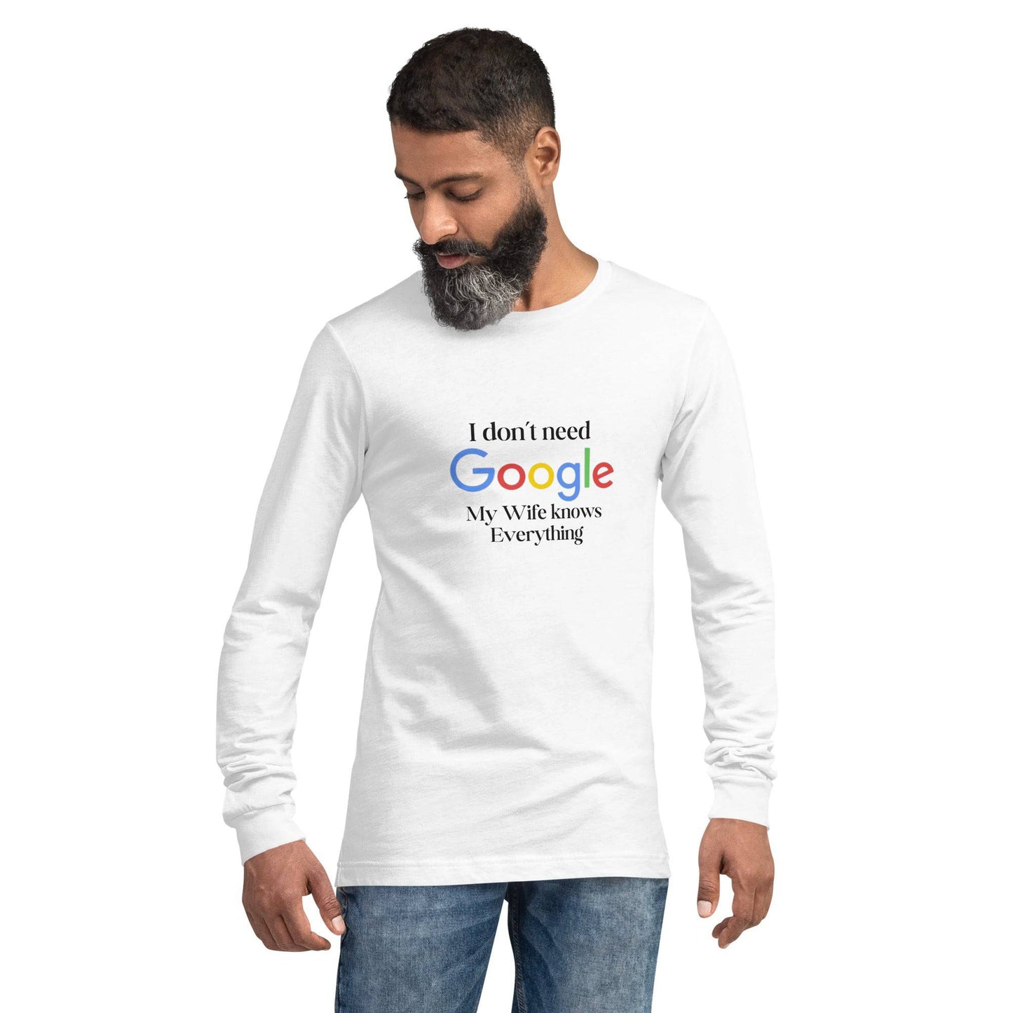 Unisex White Long Sleeve Tee - Joomcy