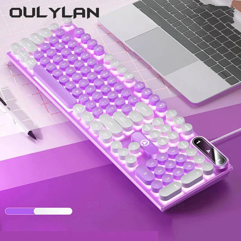 USB Wired Esports Game Luminous Keyboard - Joomcy