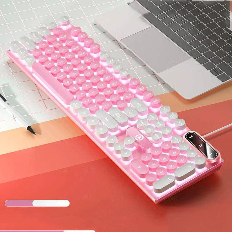 USB Wired Esports Game Luminous Keyboard - Joomcy