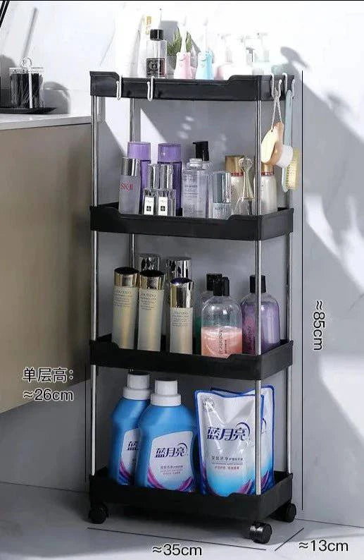 ViveMon™ Bathroom Storage Rack With Wheels - Joomcy