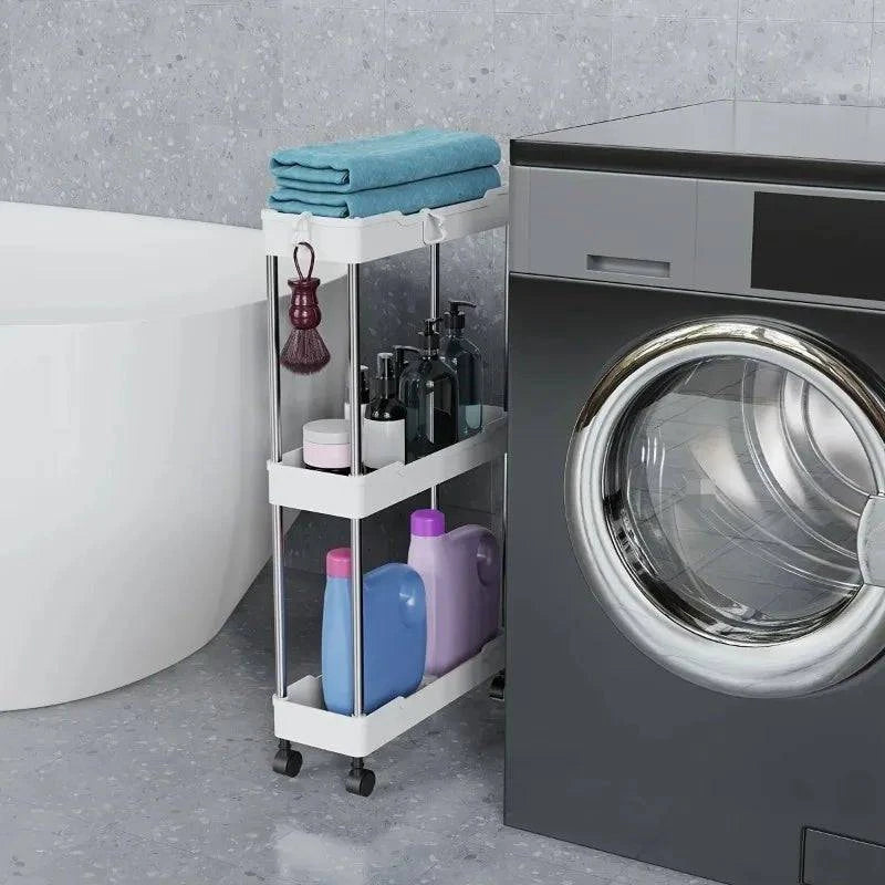 ViveMon™ Bathroom Storage Rack With Wheels - Joomcy