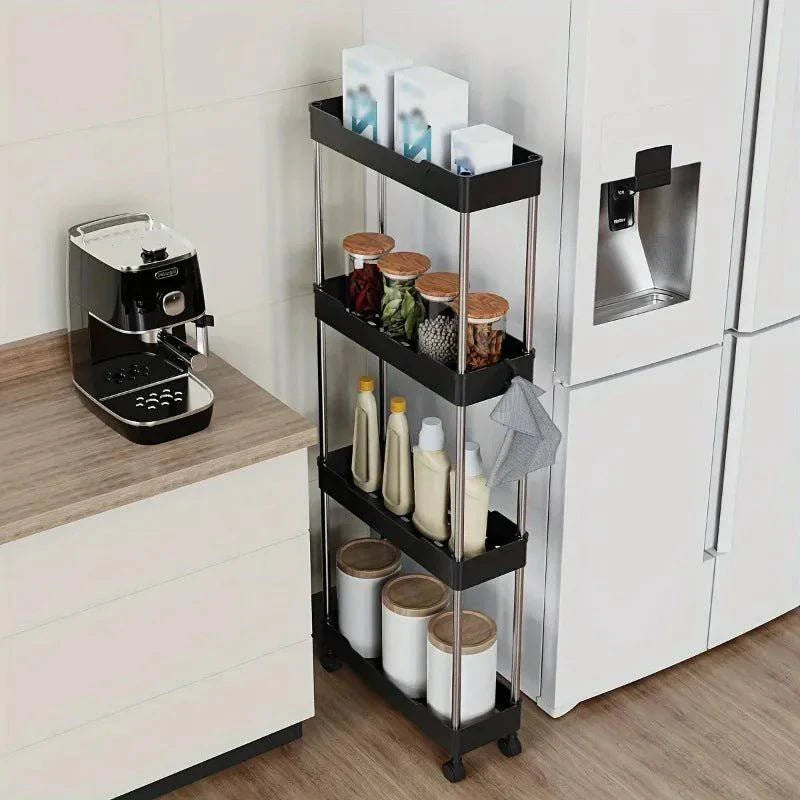 ViveMon™ Bathroom Storage Rack With Wheels - Joomcy