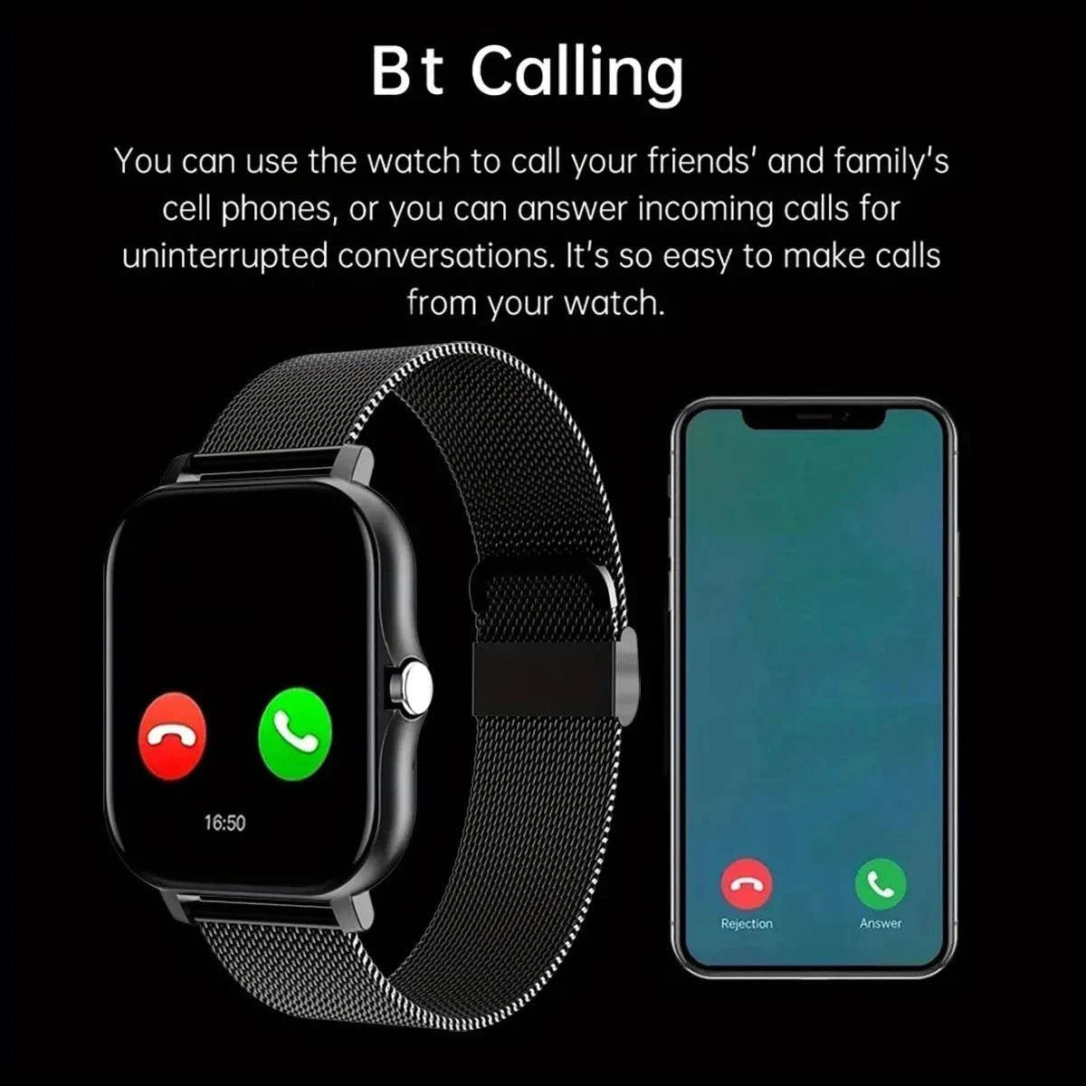 VodaCall™ Bluetooth Answer/Call Smart Watch - Joomcy