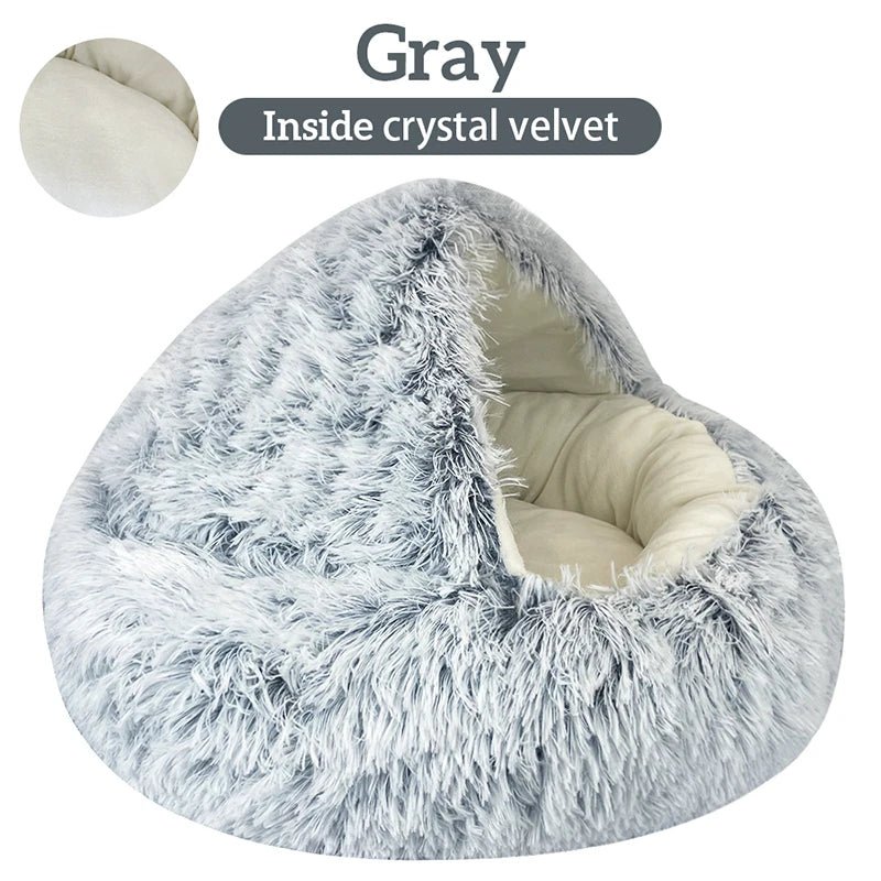WarmCaves™ Winter Plush Cat Bed - Joomcy