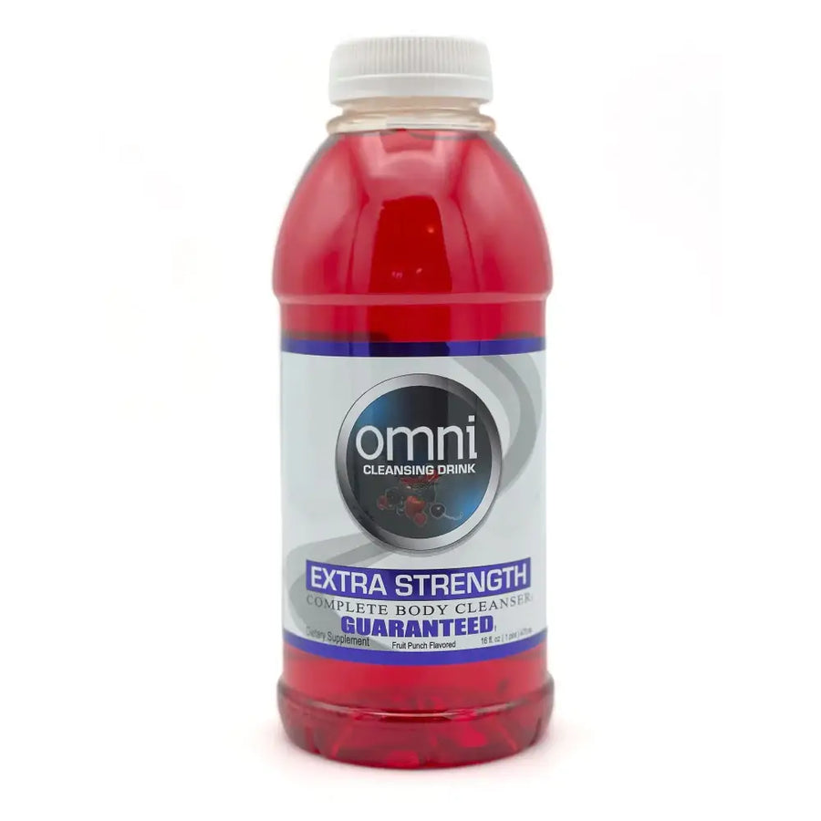 Wellgenix Omni Detox Cleanse Drink - 16 oz Fruit Punch Flavor - Quick Flush Body Detoxifier Herbal Cleanse System Flush Body Cleanser for Detox and Cleanse Your System