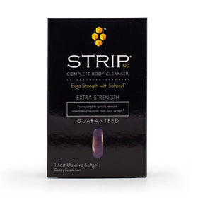 Wellgenix Strip NC Complete Body Cleanser Premium Body Cleanse Herbal Detox Cleanse to Flush Your System One Hour Toxin Removal 1 Fast Acting Softgel