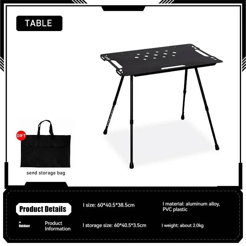 WESTTUNE™ Camping Tactical Table with Accessories - Joomcy