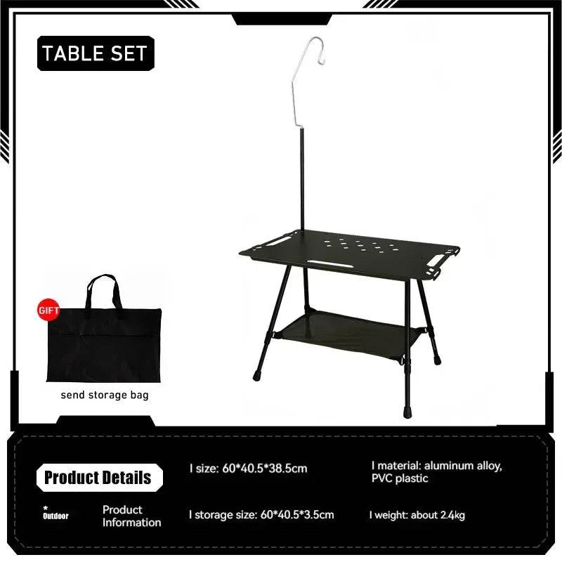 WESTTUNE™ Camping Tactical Table with Accessories - Joomcy