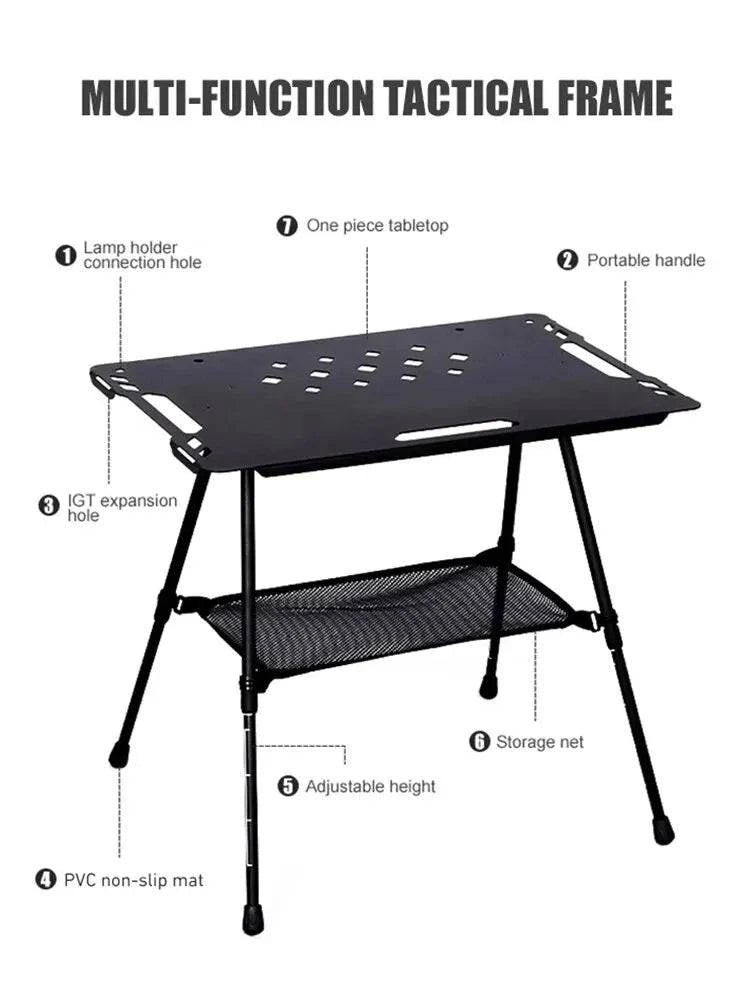 WESTTUNE™ Camping Tactical Table with Accessories - Joomcy