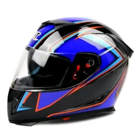 Winter Motorcycle Helmet with Anti-Fog Dual Lenses