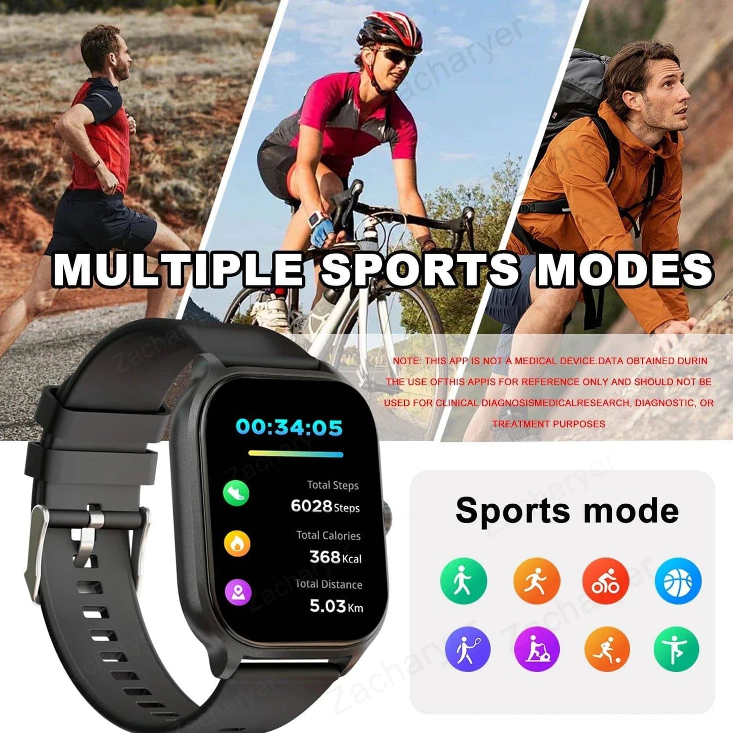 Wireless Calling Smart Watch - Joomcy