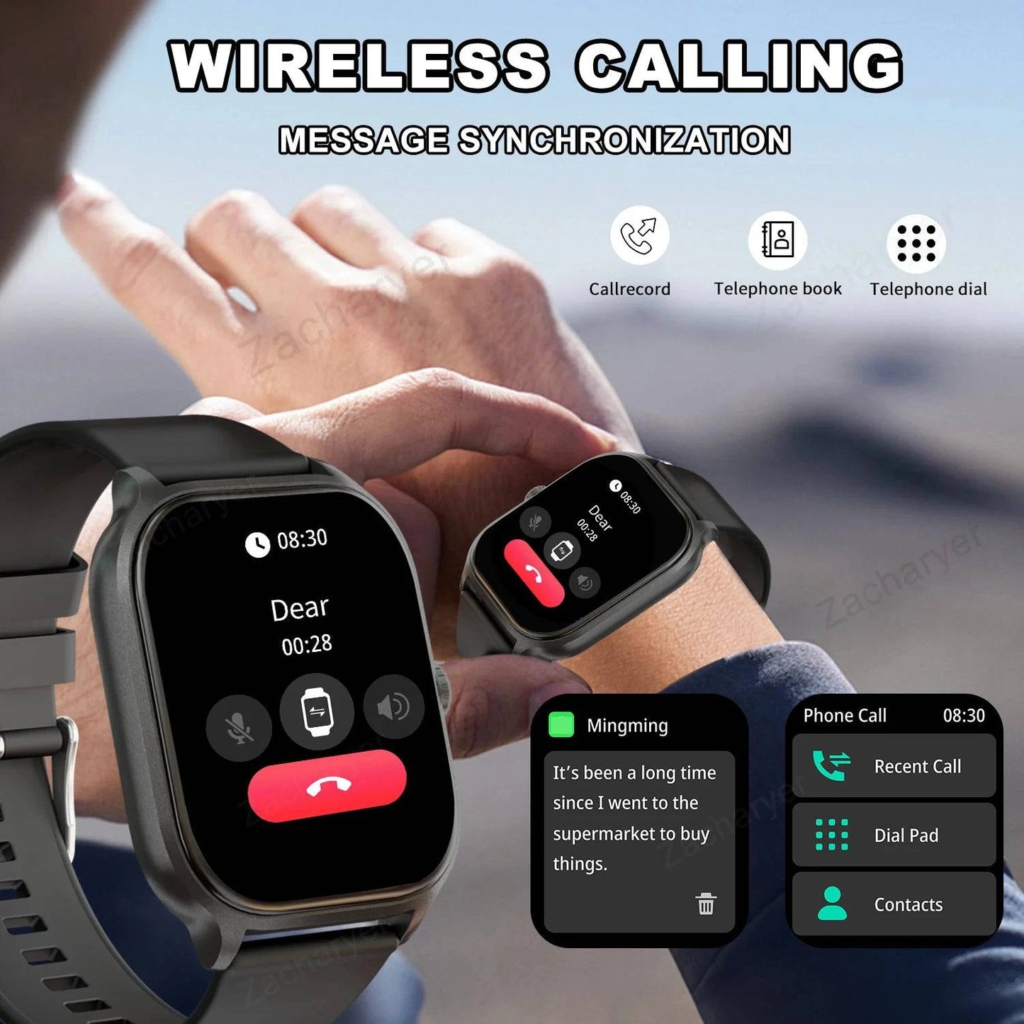 Wireless Calling Smart Watch - Joomcy
