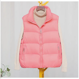 Women's 2023 Autumn Winter Loose Down Vest Jacket