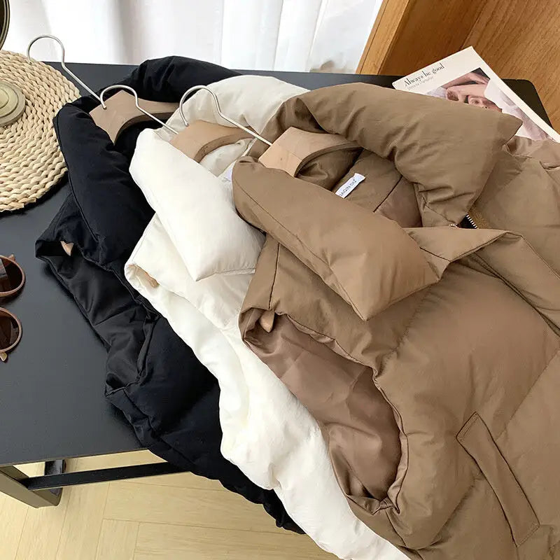 Women's Autumn Winter Cotton Sleeveless Vest Jacket