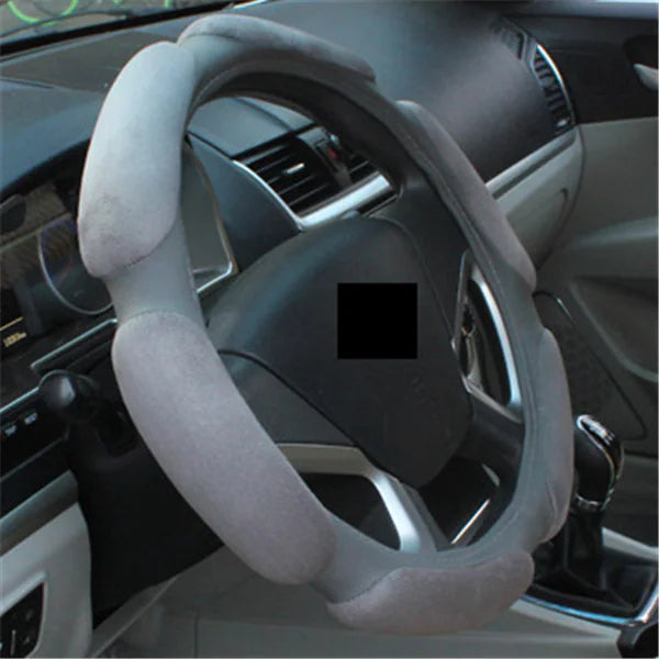 3D Suede Steering Wheel Cover - Joomcy