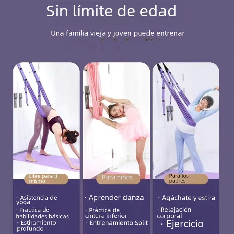 Home Aerial Yoga Suspension Strap for Fitness Training - Joomcy