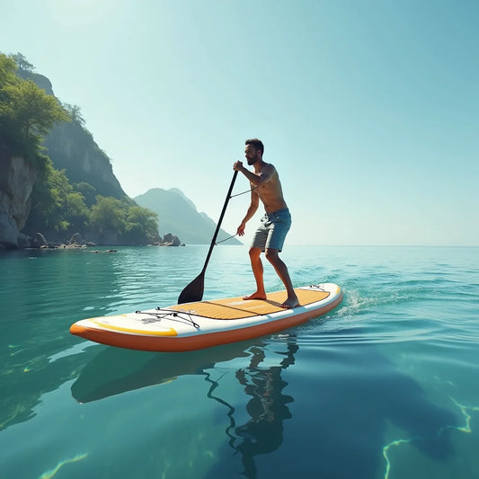 Inflatable Paddle Board Package - Inflatable paddle board package features that deliver