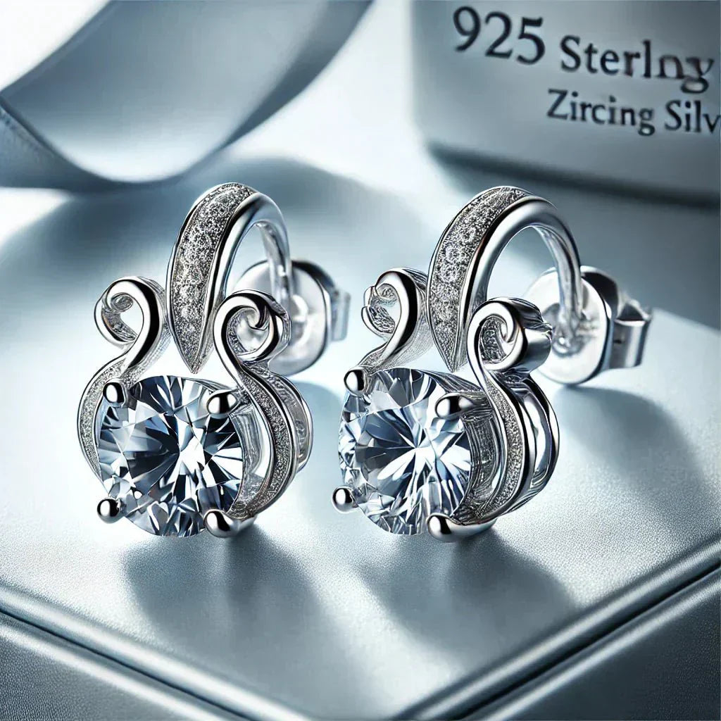 Discover Elegance: Why You Need These 925 Sterling Silver Zircon Earrings Today - Joomcy