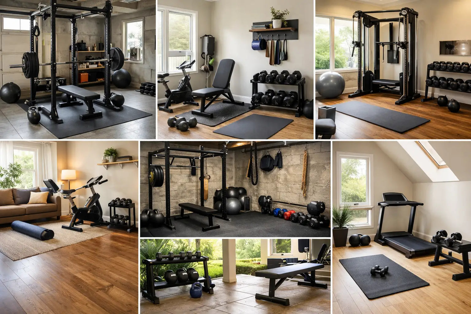7 Home Gym Setup Examples That Actually Work