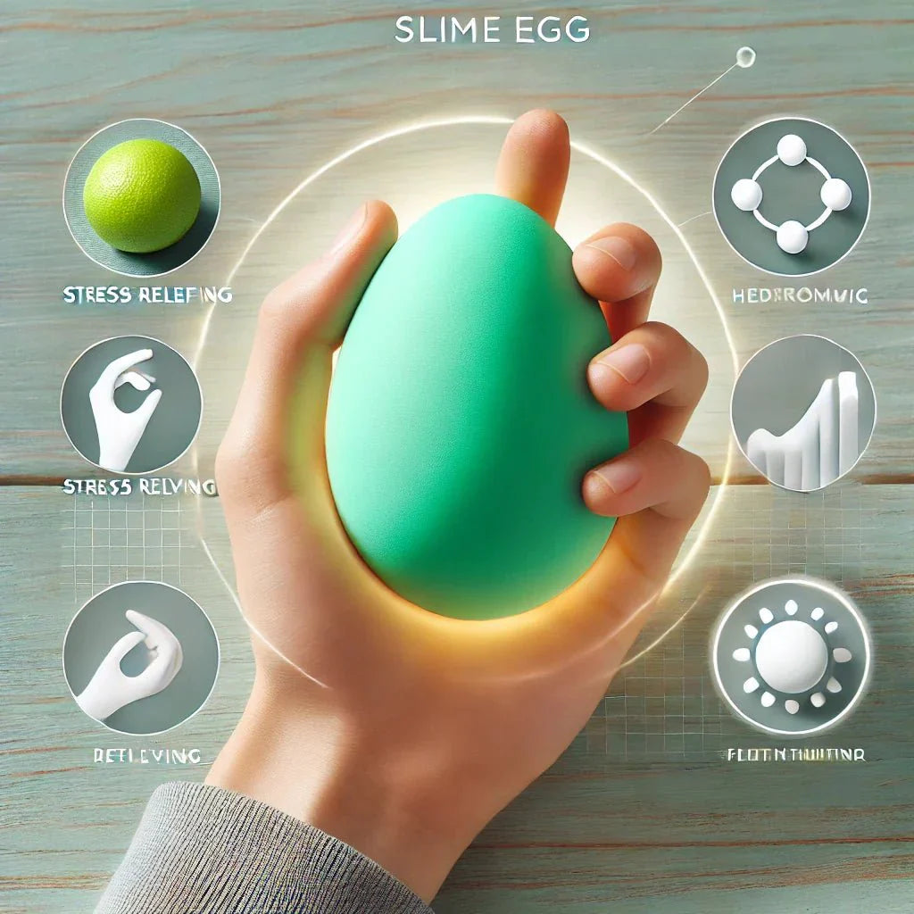 Enhance Your Hand Strength and Relieve Stress with the Slime Egg Hand Trainer - Joomcy