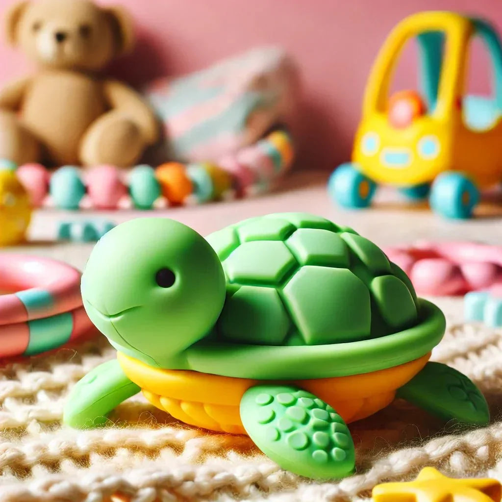 Tiny Turtles, Big Smiles: The Silicone Baby Teether Every Parent Needs - Joomcy