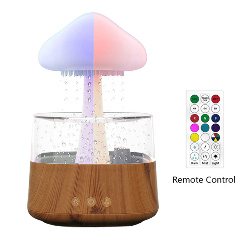 Cloud and Rain Humidifier with Colorful Night Light