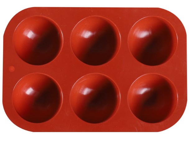 Silicone Semi Sphere Baking Mold for 3D Cupcakes