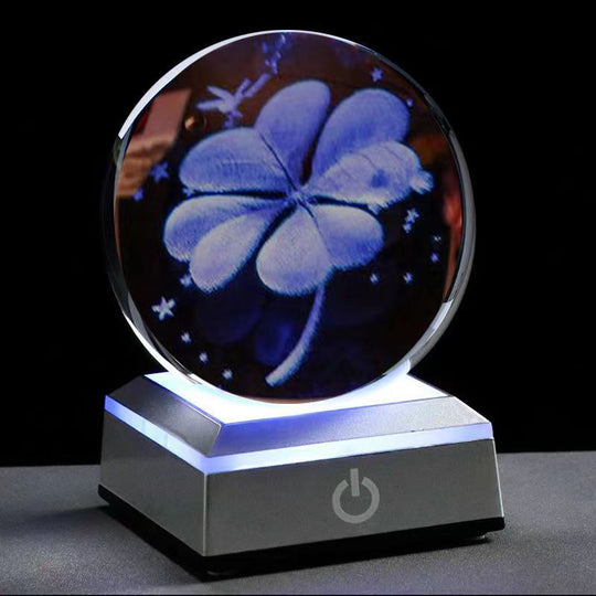 Luminous Crystal Ball Night Light for Bedroom Decor