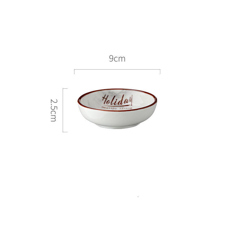 Creative Ceramic Dinnerware Set in Nordic Style