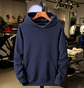 Men's Pullover Hoodie with Fleece Lined Long Sleeves