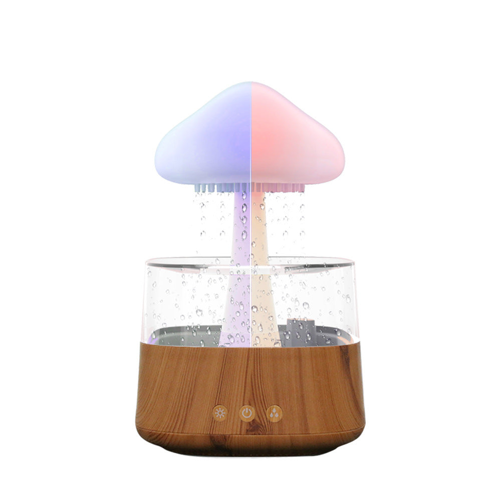 Cloud and Rain Humidifier with Colorful Night Light