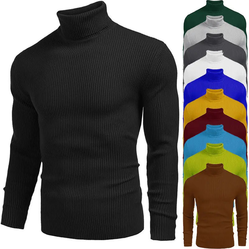 Men's High-Neck Sweater for Autumn and Winter - Joomcy